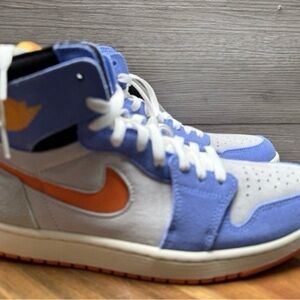 Jordan Sneakers Blue and Orange